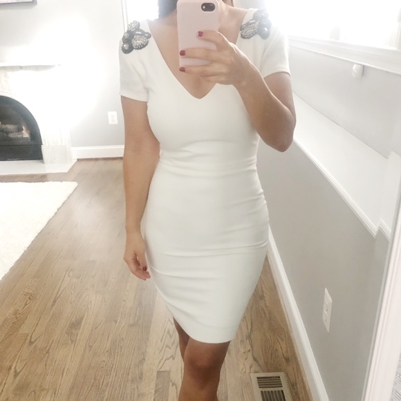 Zara White Mini  Dress - Picture 3 of 6